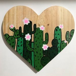Cactus wall art